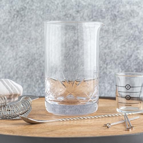 Cork Mill 24 oz Crystal Cocktail Mixing Glass