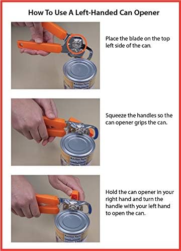 Leftys Left-Handed Can Opener and Corkscrew Set