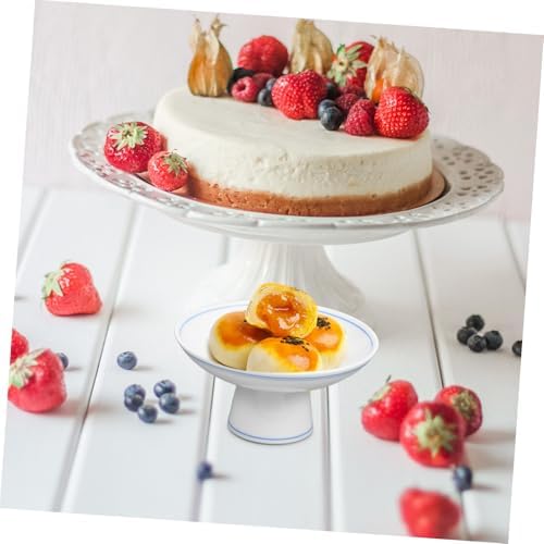 LIFKOME Tall Fruit Plate with Footed Pedestal