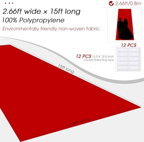 Red Carpet Runner for Hollywood Theme Party