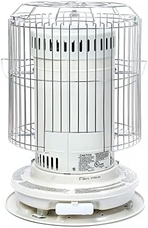 KeroHeat Sengoku Kerosene Heater 23500 BTU Portable White Cordless
