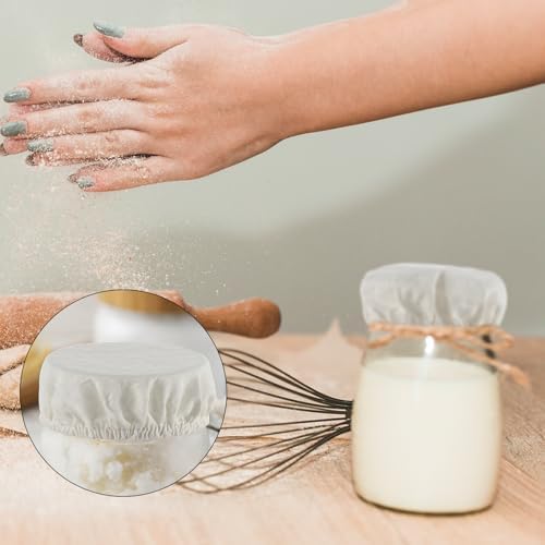 4 Pack Reusable Sourdough Starter Jar Covers