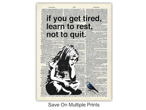Banksy Inspired Wall Art Set - 6 Prints 8x10