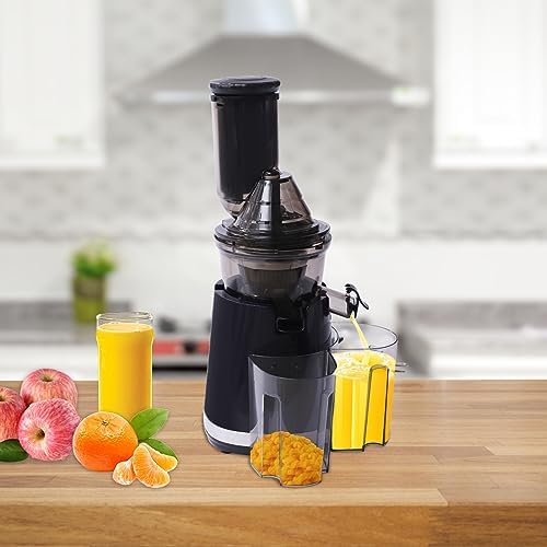 High Power Masticating Juicer with Large Feed Chute