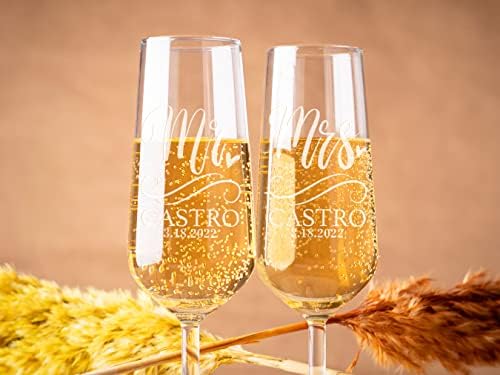 Personalization Lab Champagne Flutes Set of 2