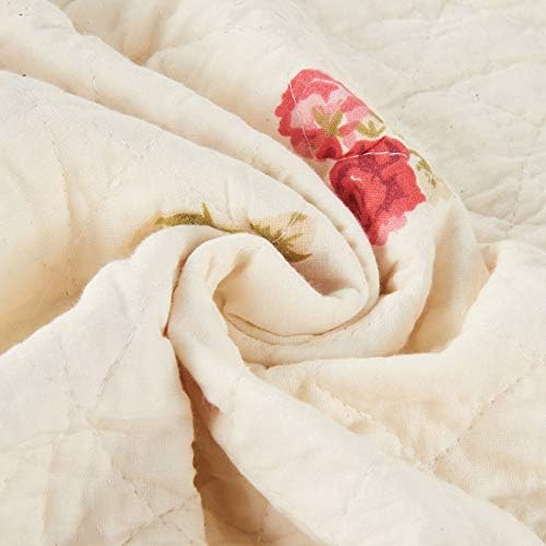 Cozyholy Fluffy Cotton Patchwork Quilt Full Queen