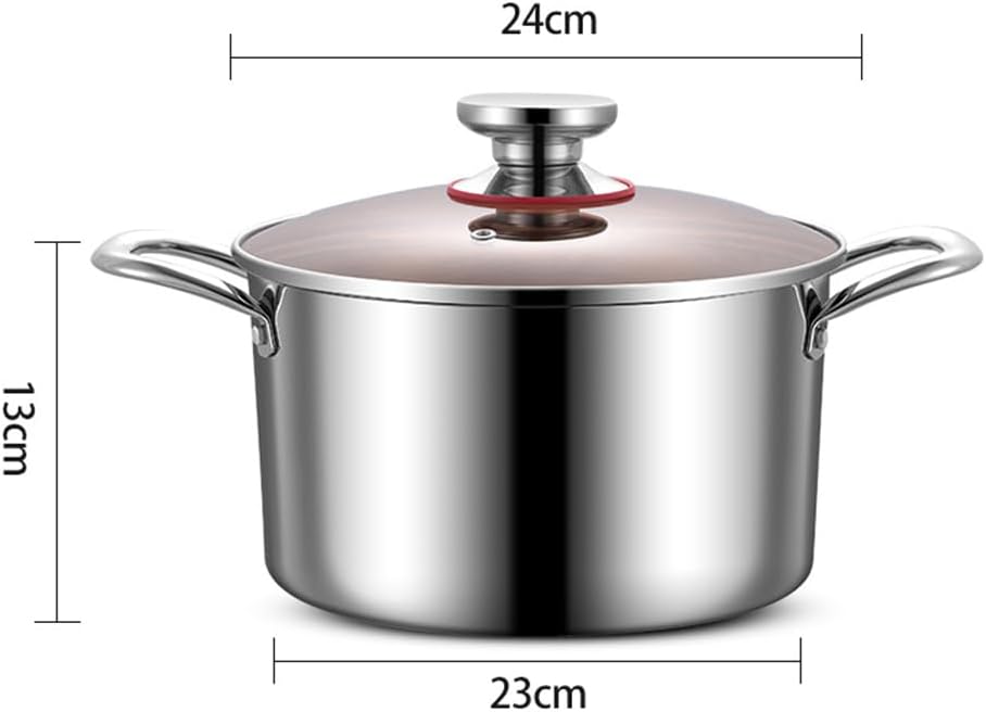 6 Quart Stockpot with Tempered Glass Lid
