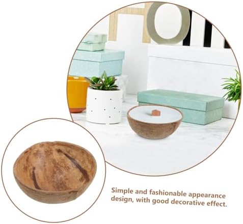SEWOART Coir Candle Bowl DIY Holder Storage Jar
