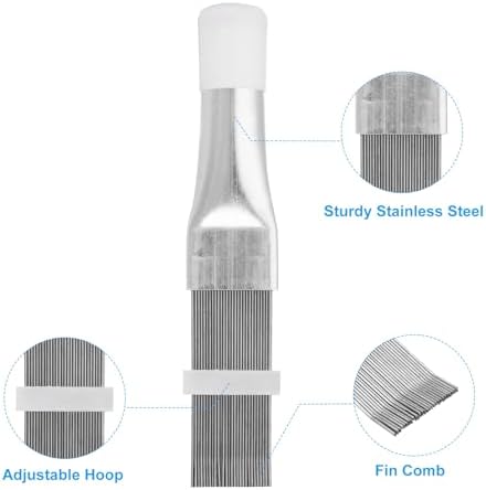 PATIKIL AC Fin Comb 4 Pack Stainless Steel Straightener