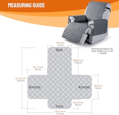 VANSOFY Waterproof Recliner Chair Cover for Pets