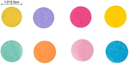 Outus 1 Inch Multicolor Round Confetti 35oz