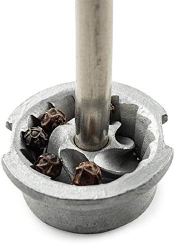 Peugeot Bali Fonte Cast Iron Pepper Mill 8cm Orange