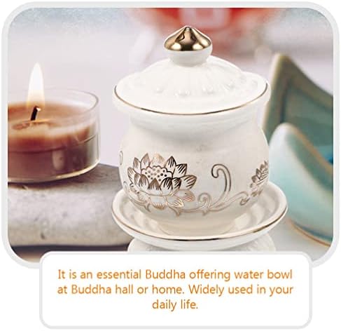 HOMSFOU Lotus Water Offering Bowl 2pcs