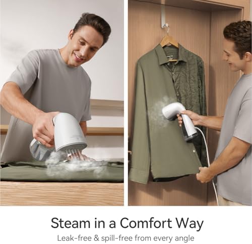 HiLIFE Handheld Clothes Steamer with 300ml Tank 1100W Power 30S Fast Heat Up