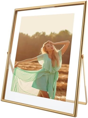 Gold Floating Frame 8x10 Inches Vertical
