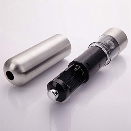Electric Salt and Pepper Grinder Set with Battery Power