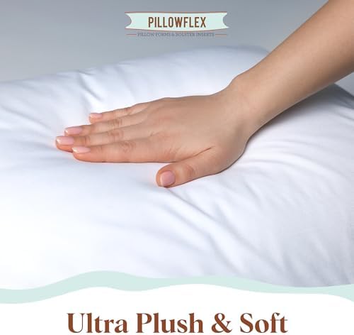 Pillowflex Synthetic Down Pillow Insert - 18x22 Inch