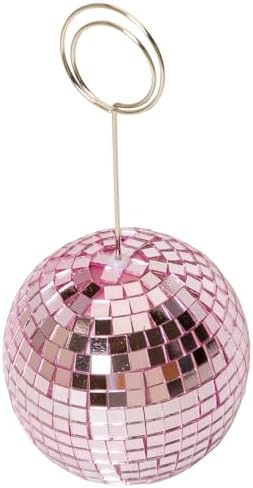 Concepts Pink Disco Ball Clip Photo Holder