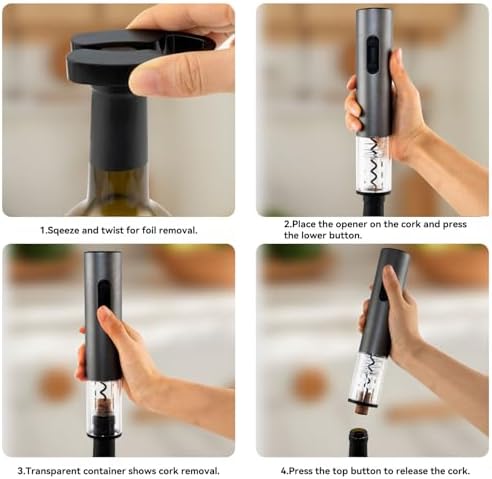 5-in-1 Electric Wine Bottle Opener Gift Set