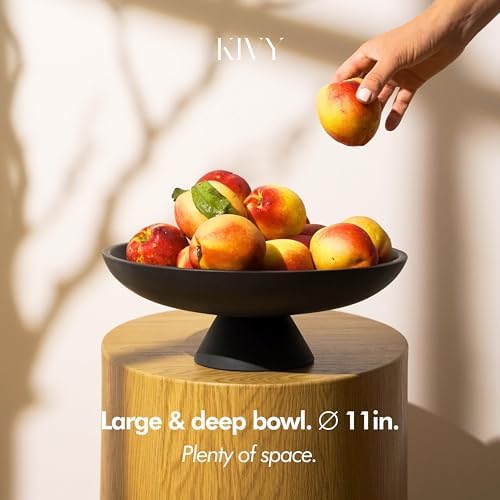 KIVY Concrete Fruit Bowl for Kitchen Counter