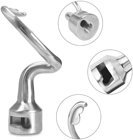 Stainless Steel Spiral Dough Hook for Stand Mixer