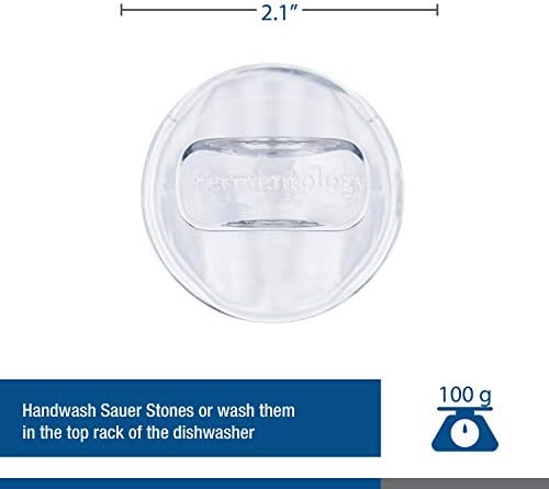 Sauer Stone Glass Weights Set of 4 for Mason Jars