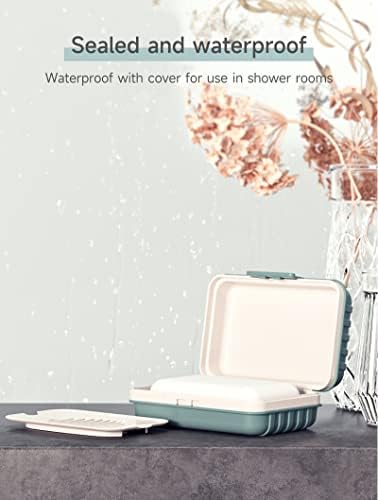 Travel Soap Holder with Lid - Leakproof Drainage