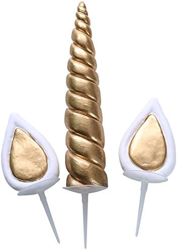 9625321410 Unicorn Cake Topper Set of 5