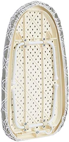 Amazon Basics Compact Ironing Board with Folding Legs and Trellis Cover