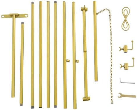 6161in Tall Gold Easel Stand for Wedding Celebrations