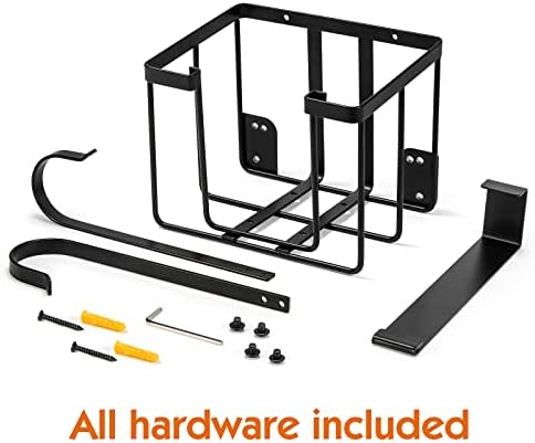 ORLESS Ironing Board Wall Mount Hanger Black
