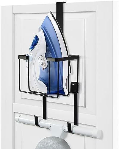 ORLESS Ironing Board Wall Mount Hanger Black
