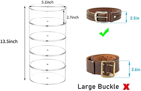 FEMELI Belt Organizer with 5 Layers and Magnet