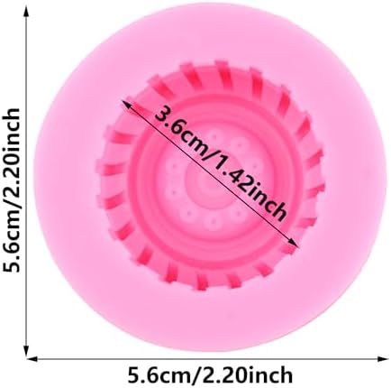 3D Tire Silicone Molds for Cake Decoration