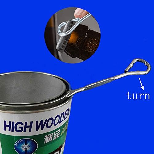 RLECS 2pcs Stainless Steel Can Opener with Bottle and Paint Bucket Opener