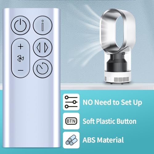 New Replacement Remote Control for Dyson BP01 Cool Fan Air Purifier Silver