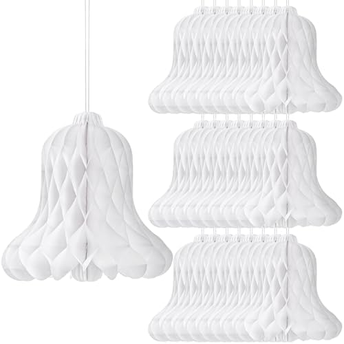 Hiceeden 24 Piece Paper Wedding Bells Decor Set