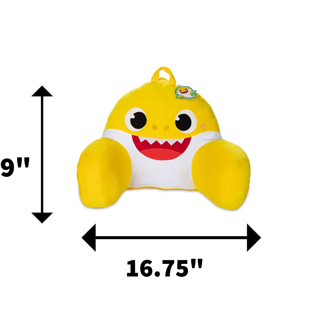 Baby Shark Kids Back Resting Pillow for Reading and TV Comfort