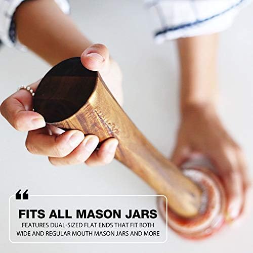 Masontops Pickle Packer - Acacia Wood Fermentation Tool