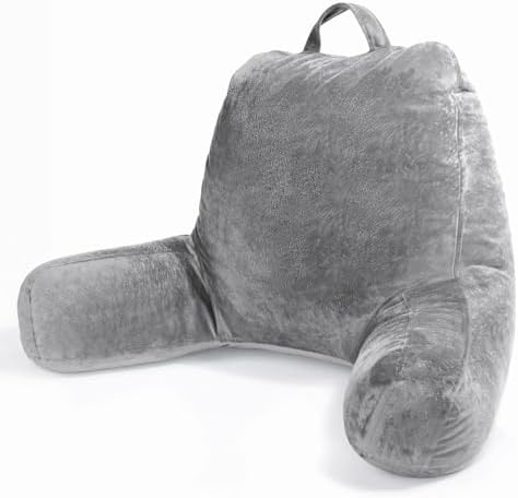 Sasttie Reading Pillow for Bed with Velvet Cover