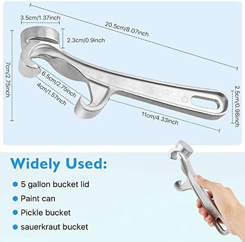 2 Pcs Aluminum Bucket Opener Tool 5 Gallon