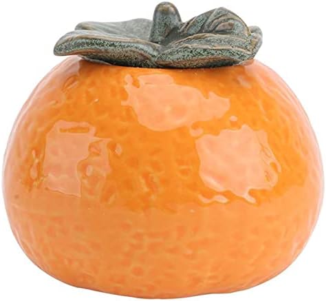 GRFIT Orange Shape Ceramic Tea Canister