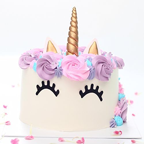 9625321410 Unicorn Cake Topper Set of 5