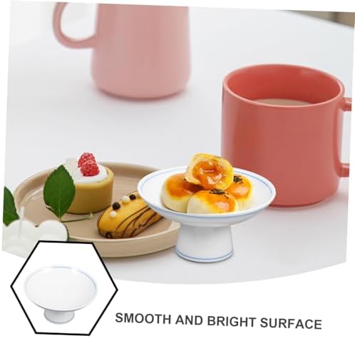 LIFKOME Tall Fruit Plate with Footed Pedestal