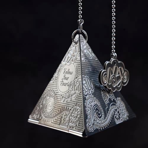 Loose Leaf Tea Infuser Pyramid Shape - Gold