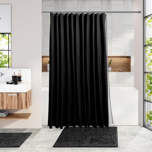 Clara Clark Bathroom Accessories Set - 20PC Black Set