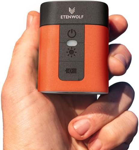 ETENWOLF Air 3 Air Pump with Camping Light and 2600 mAh Battery