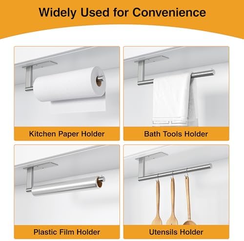Stainless Steel Paper Towel Holder Under Cabinet