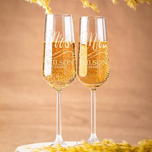 Personalization Lab Champagne Flutes Set of 2