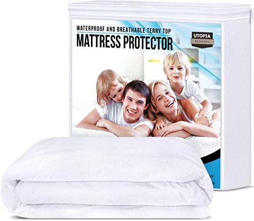 Utopia Bedding Waterproof Mattress Protector Queen Size